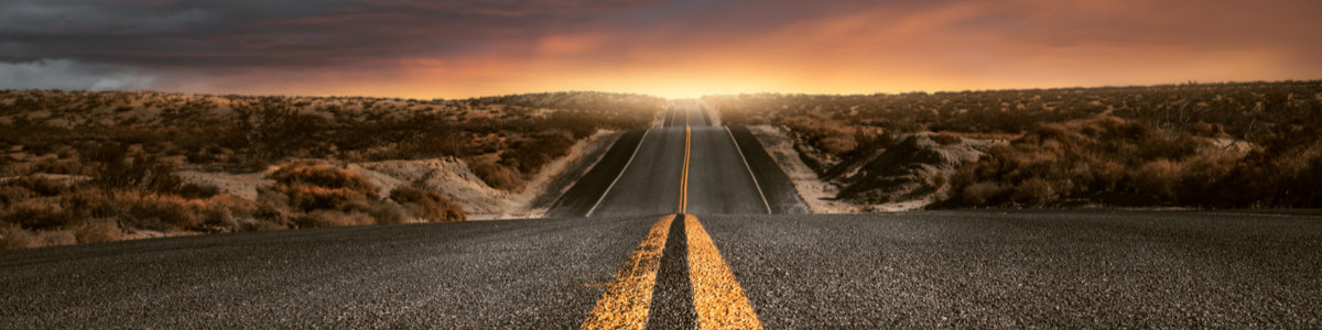 Street to horizon